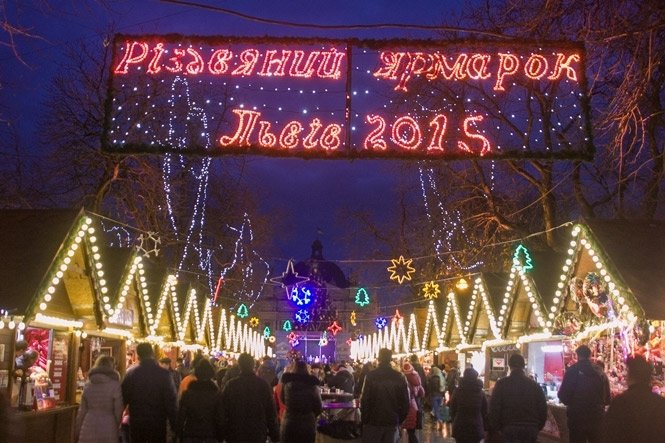 рождественская ярмарка фото