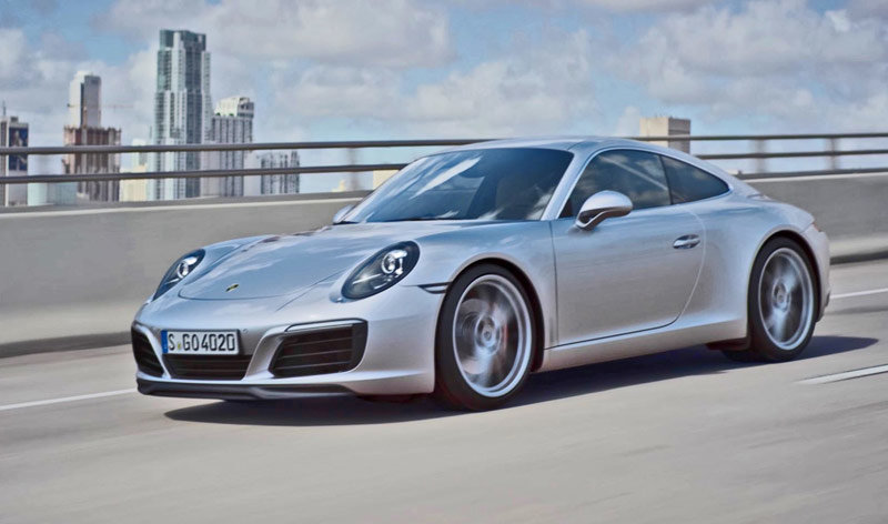 Porsche серый