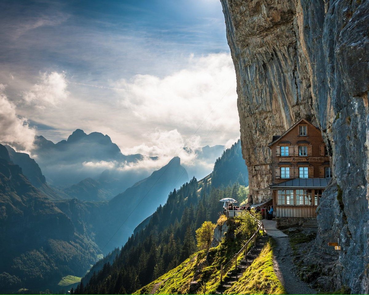 отель aescher, швейцария фото