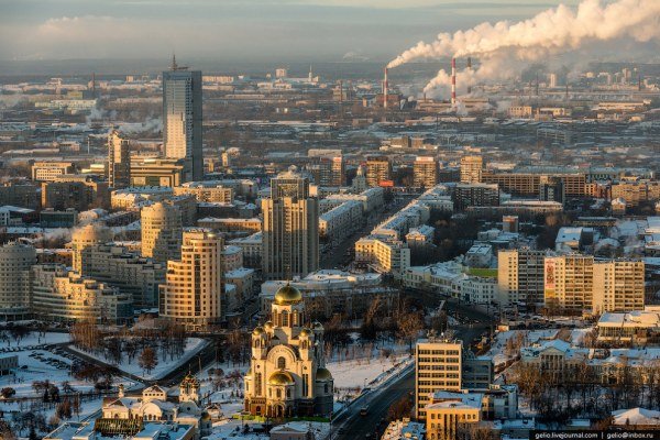 екатеринбург с высоты фото