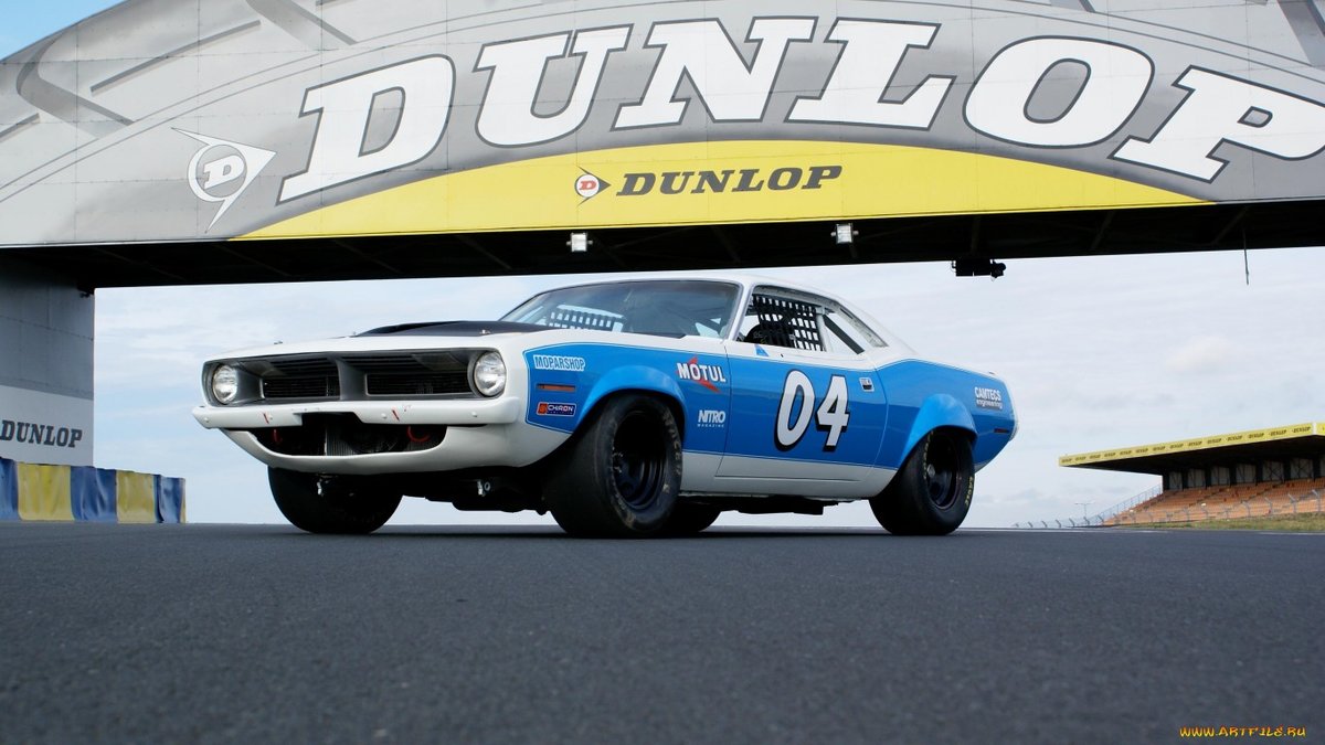 plymouth cuda race фото