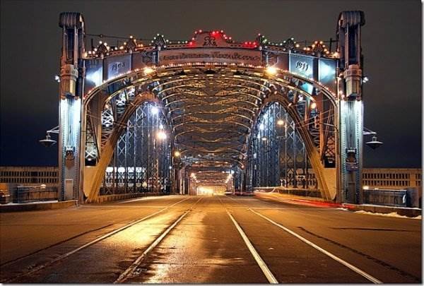 большеохтинский мост фото
