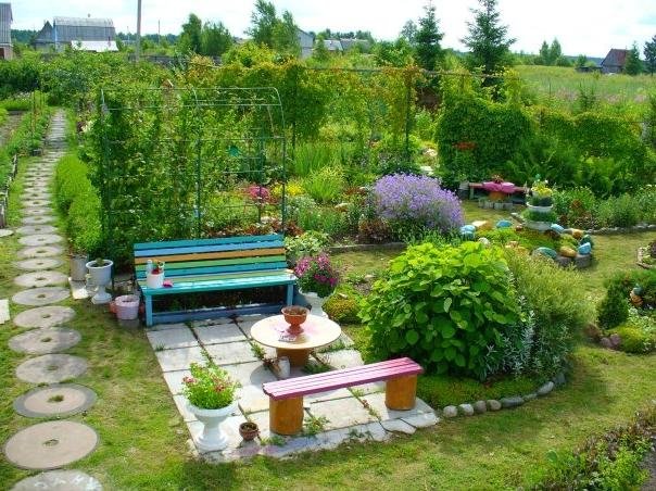 красивый садовый участок своими руками фото