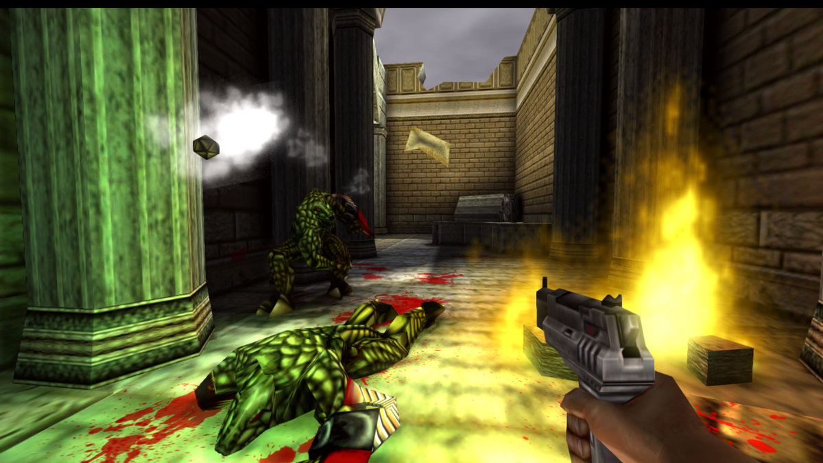 Turok 2: Seeds of Evil — переиздание шутера от первого лица, действие которого происходит в мире населенном 
кровожадными монстрами и жестокими врагами.