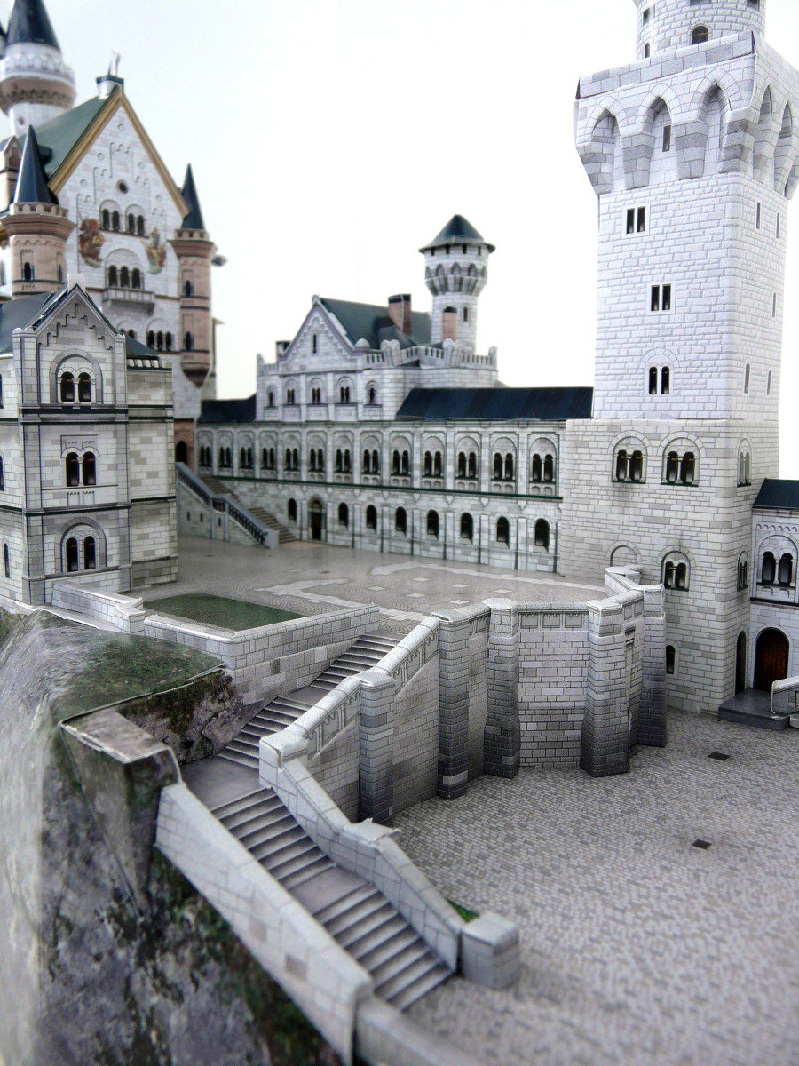 замок neuschwanstein умная бумага фото