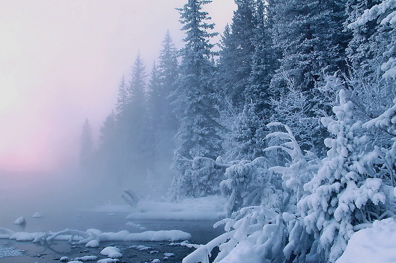 снег зима фото