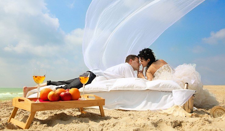 свадьба у моря фото