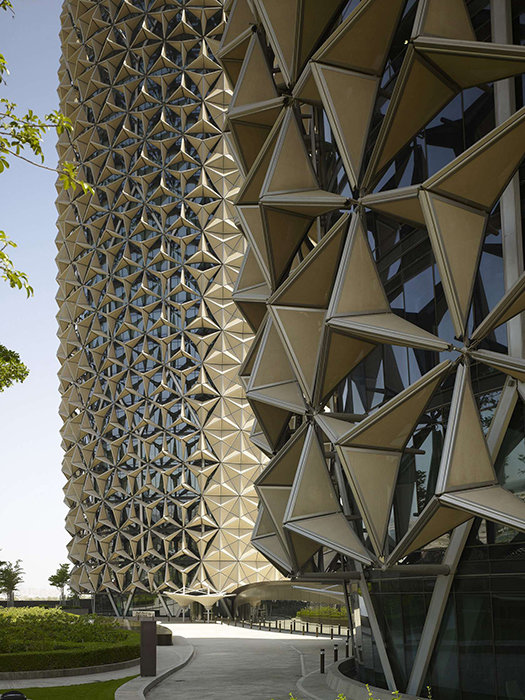 башни аль-бахар (aedas architects, абу-даби, 2012) фото