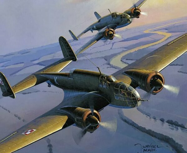 самолет pzl-37 лось фото