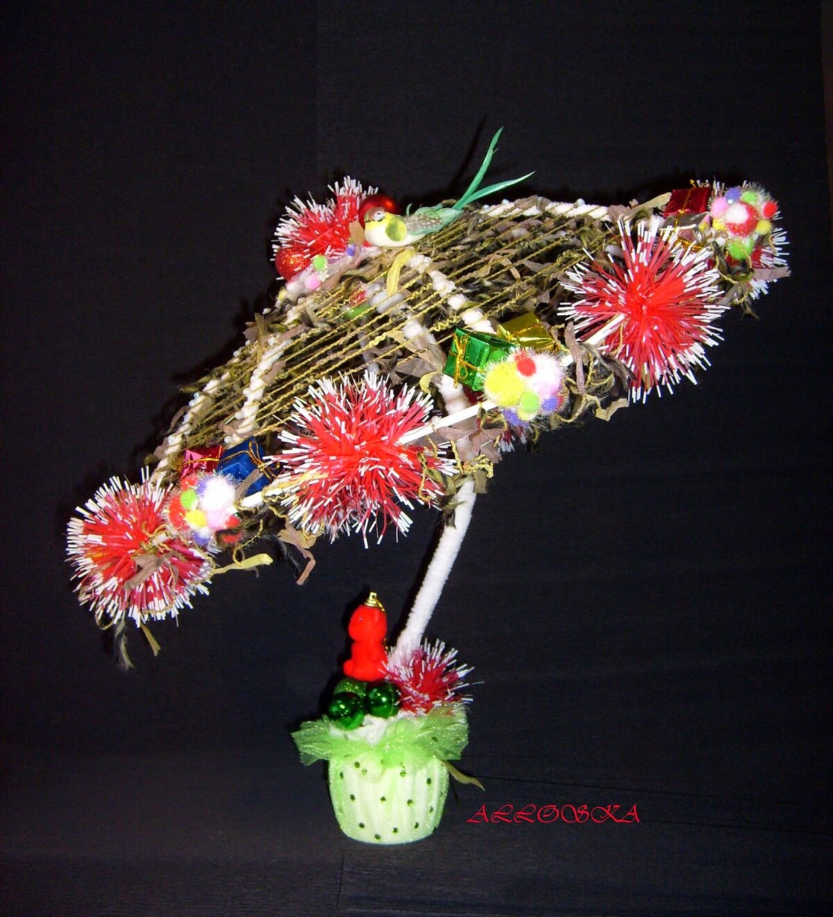 новогодний топиарий фото
