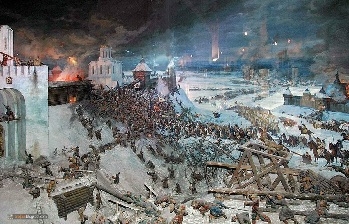 осада рязани батыем фото