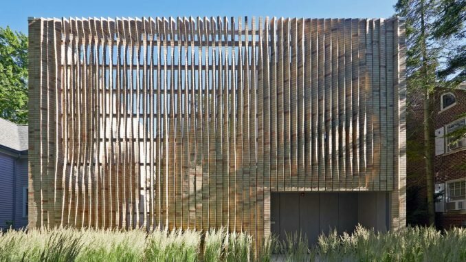 wooden facade design фото