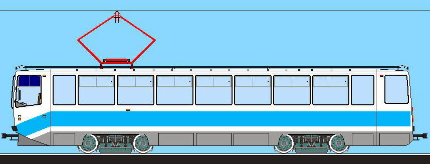 Схема 61 трамвая