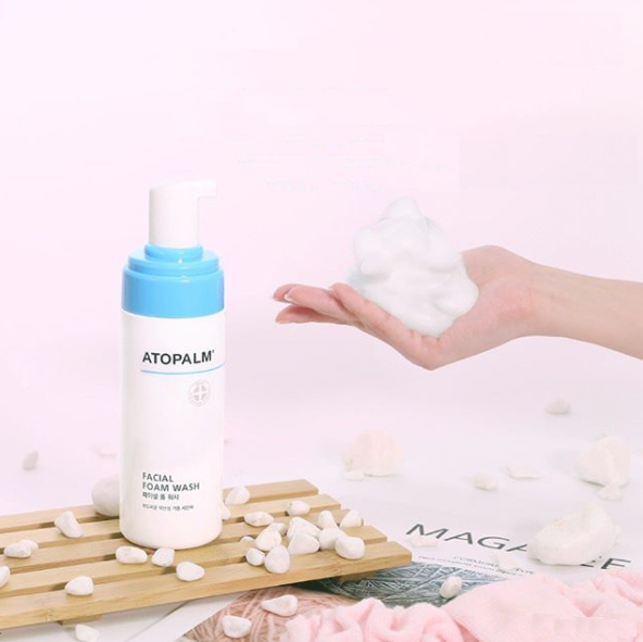 atopalm facial foam wash
