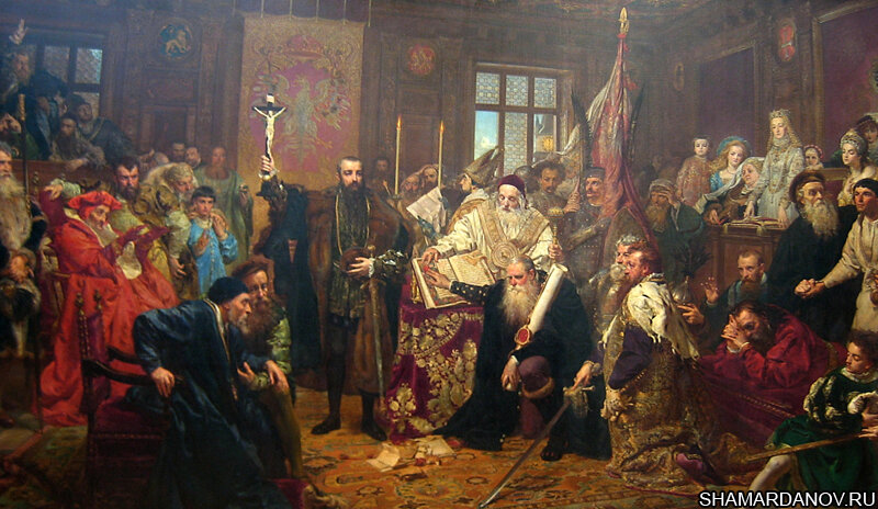 28 июня 1569 года подписана Люблинская уния между Польшей и Великим княжеством Литовским