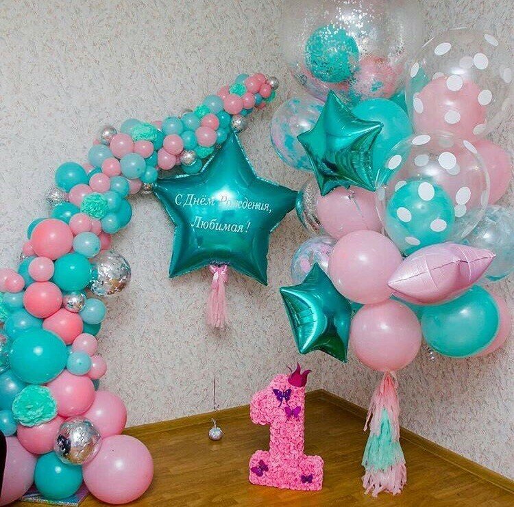 шарики на годик фото
