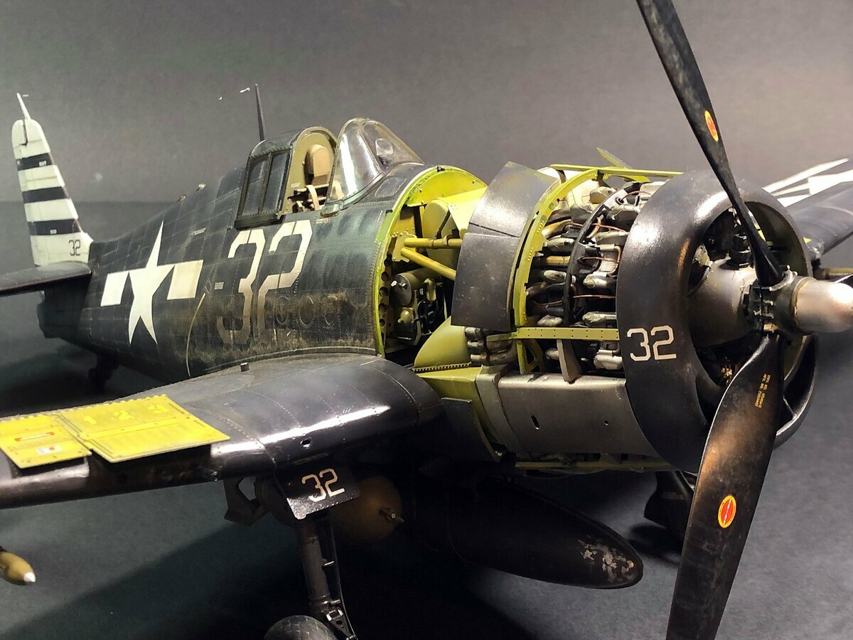 f6f hellcat 1/24 airfix фото