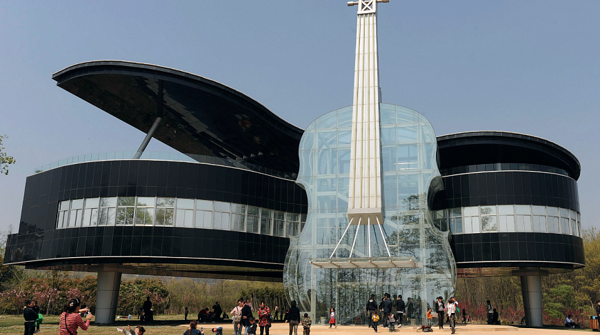 выставочный центр piano house, хуайнань, китай фото