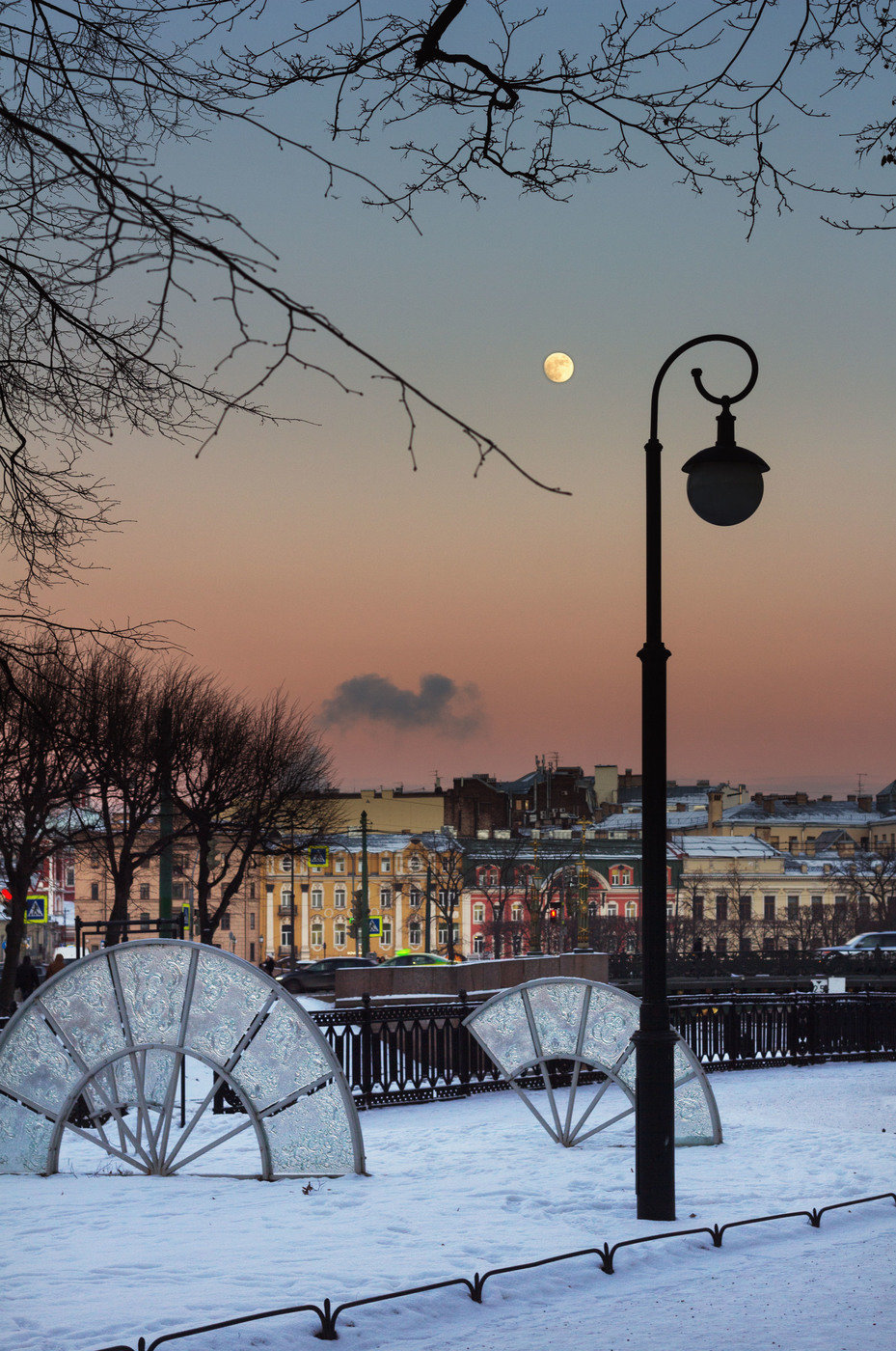 петербург зимой вечер фото