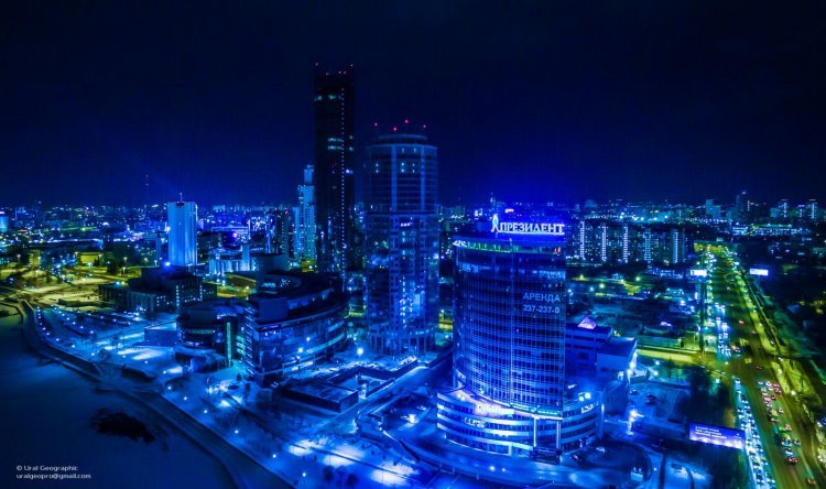 ночной екатеринбург фото