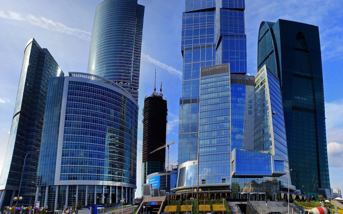москва сити башни фото
