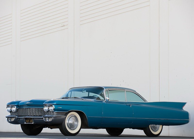 Cadillac Sixty-Two Coupe '1960 бирюзового цвета