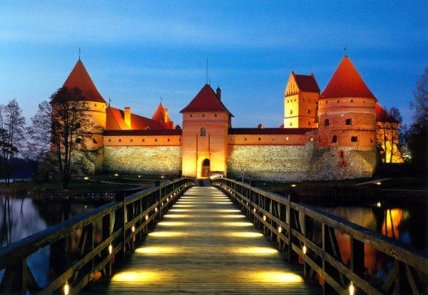 замок в литве тракай фото