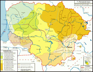 этническая карта литвы фото