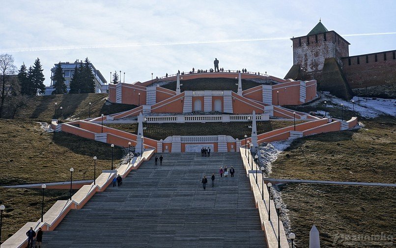 чкаловская лестница нижний новгород фото