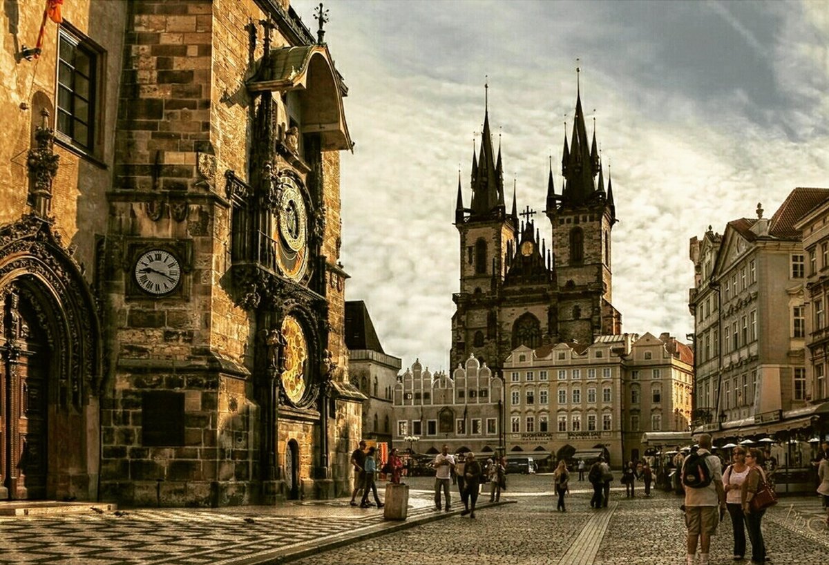 прага староместская площадь фото