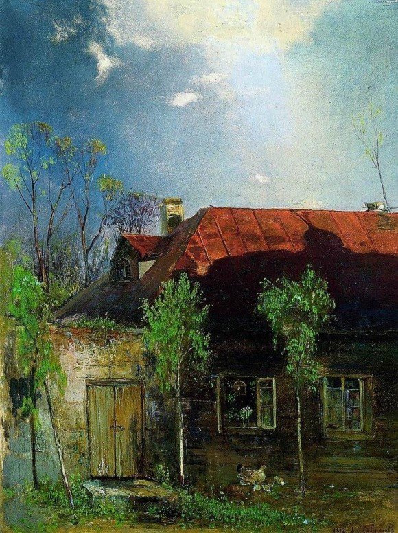 алексей кондратьевич саврасов домик в провинции фото
