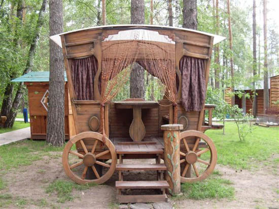 беседка в стиле кантри фото