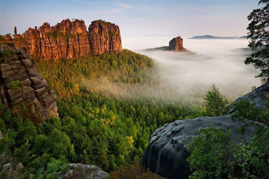 саксонская швейцария национальный парк фото