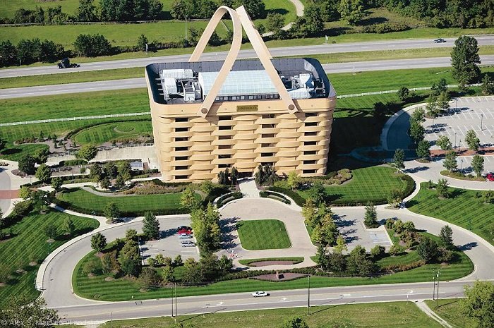 здание-корзина (the basket building), огайо, сша фото