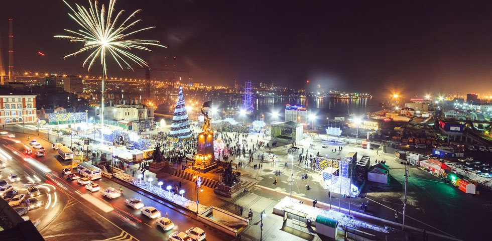 владивосток новый год 2019 фото
