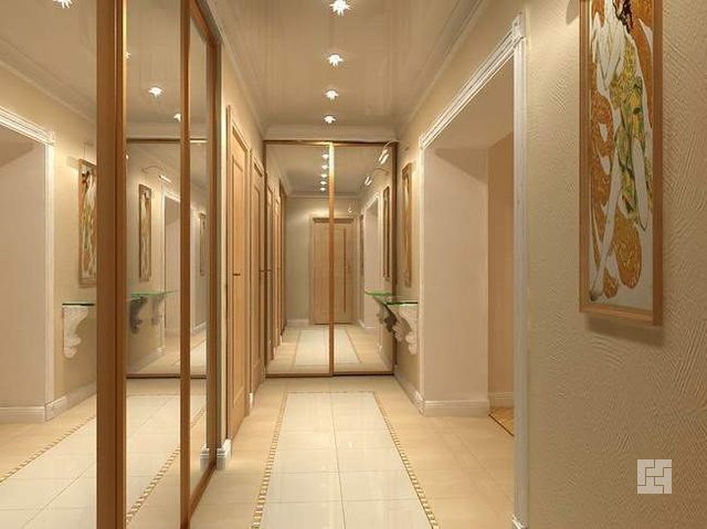 «Дизайн узкого и длинного коридора в квартире Дизайн, отделка, ремонт ...