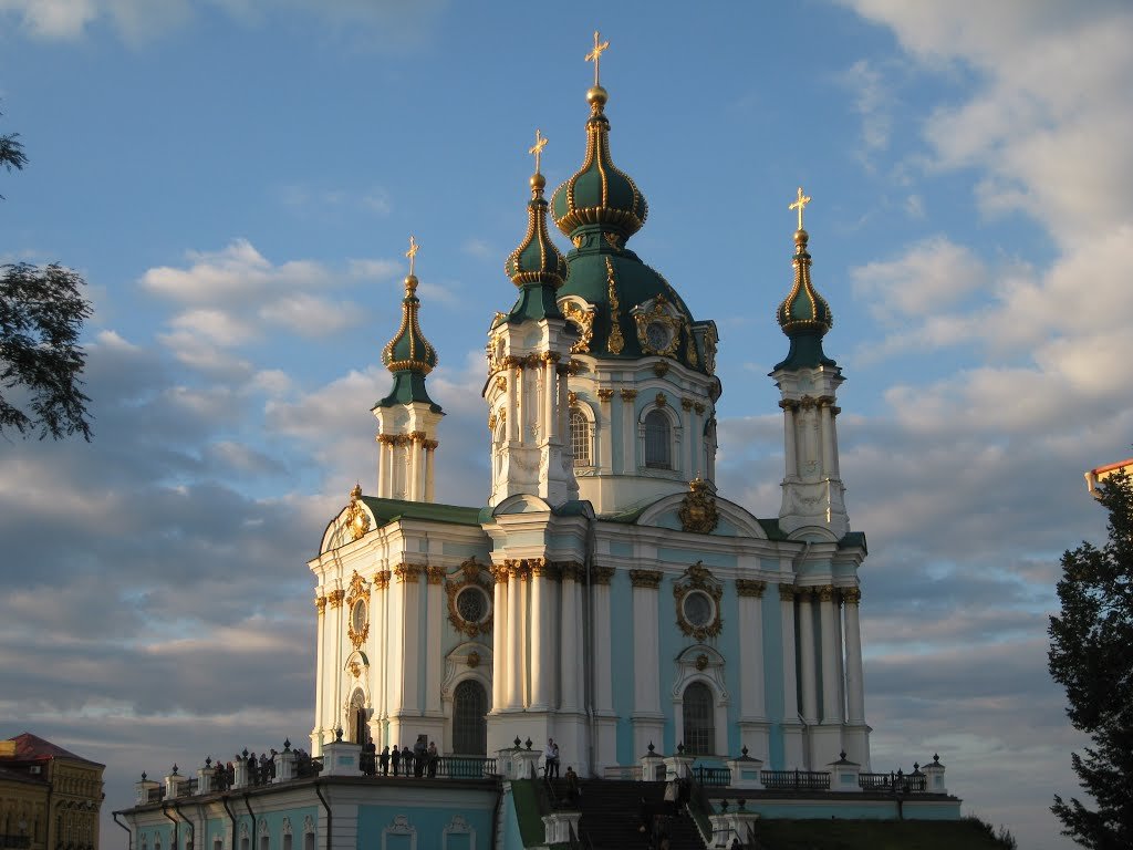 растрелли андреевская церковь в киеве фото
