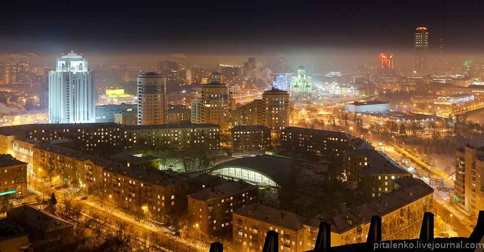 ночной екатеринбург фото
