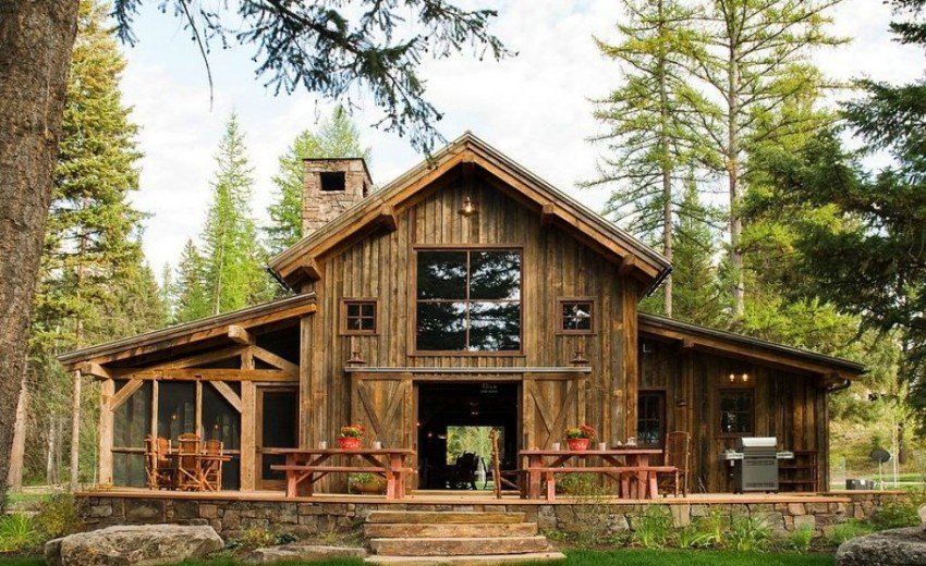 американский деревянный дом