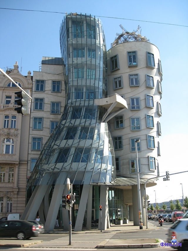 танцующий дом фрэнк гери фото