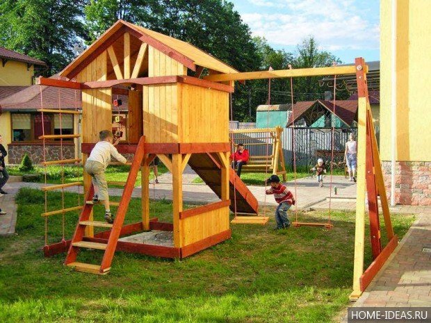 детская игровая площадка для дачи фото
