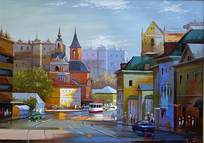 живопись , алексей шалаев , пейзаж, москва фото
