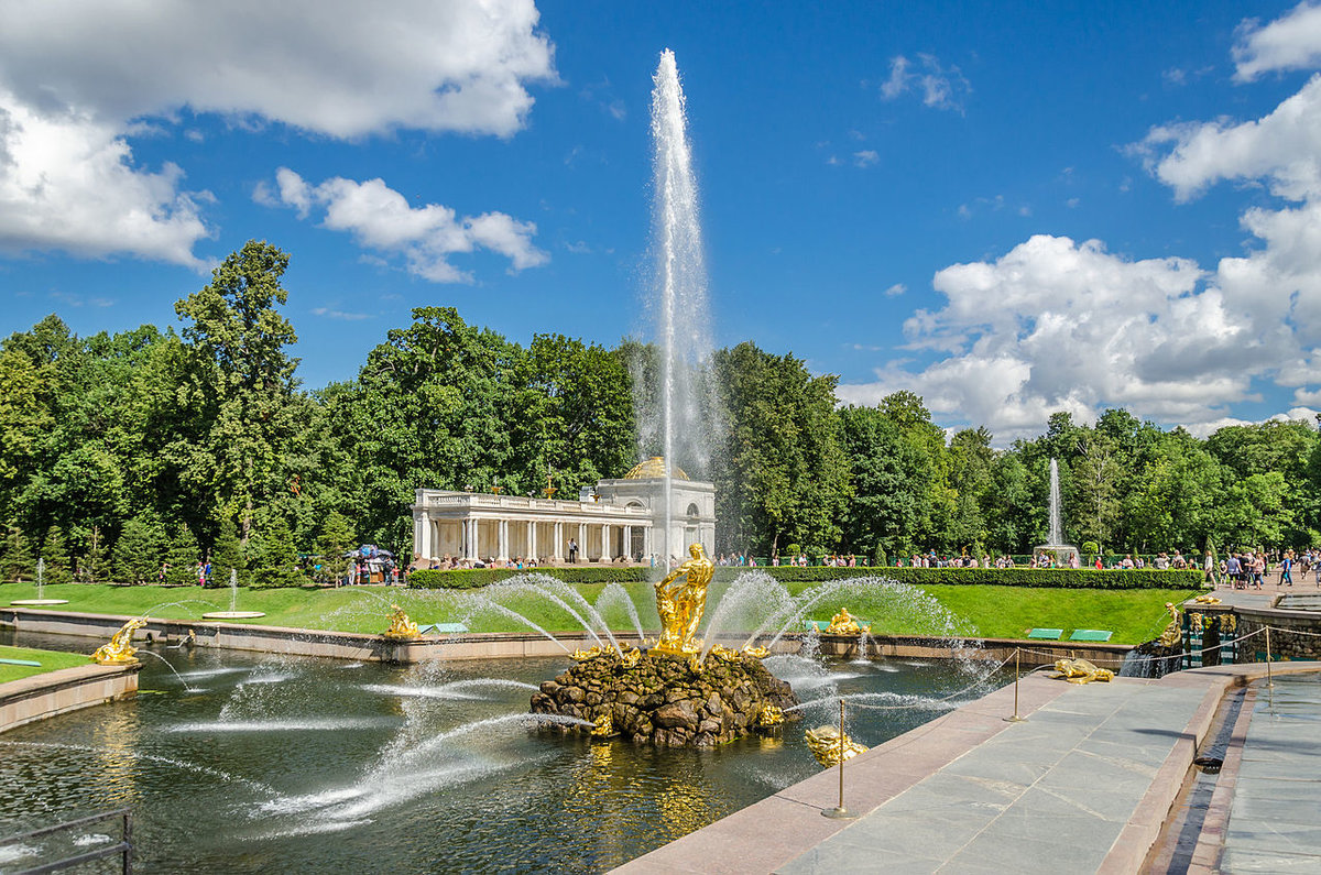 фонтан самсон в петергофе фото