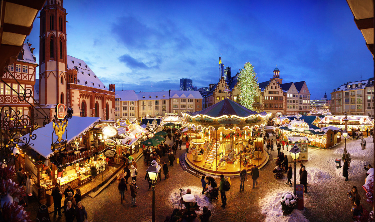 weihnachtsmarkt франкфурте фото