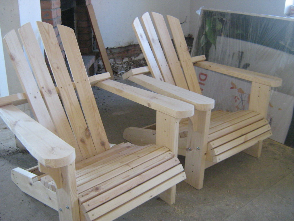 деревянное кресло для дачи своими руками
