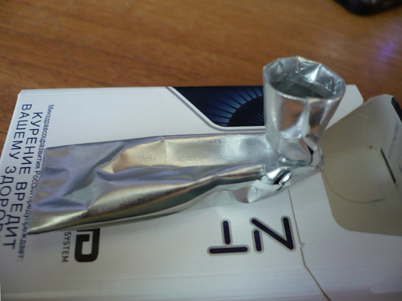 Курение Через Фольгу