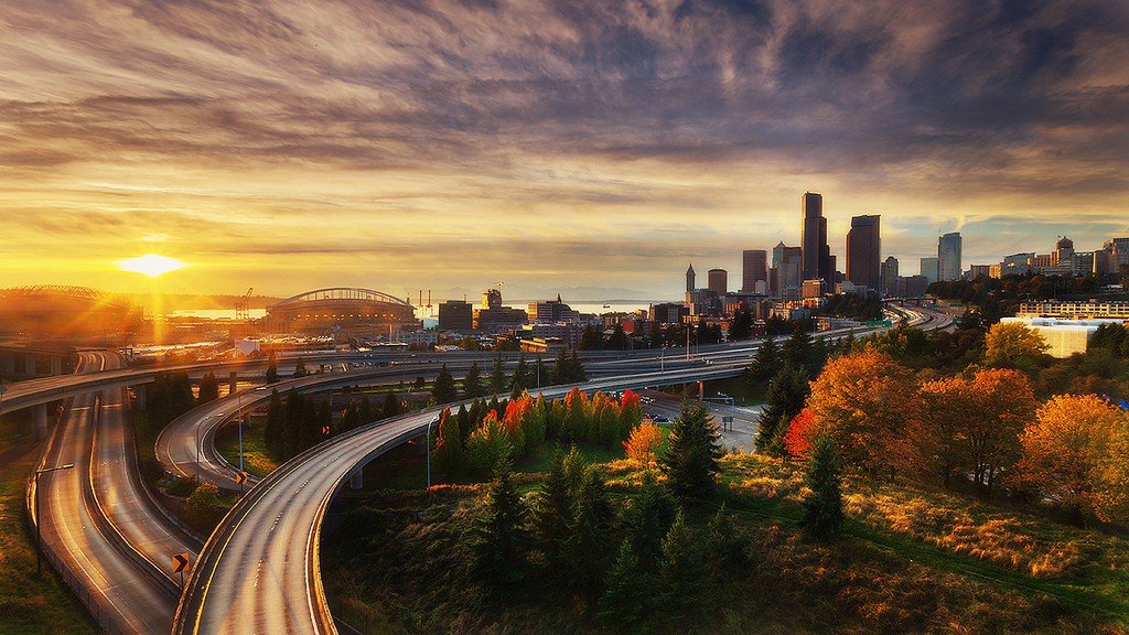панорама сиэтла сша фото