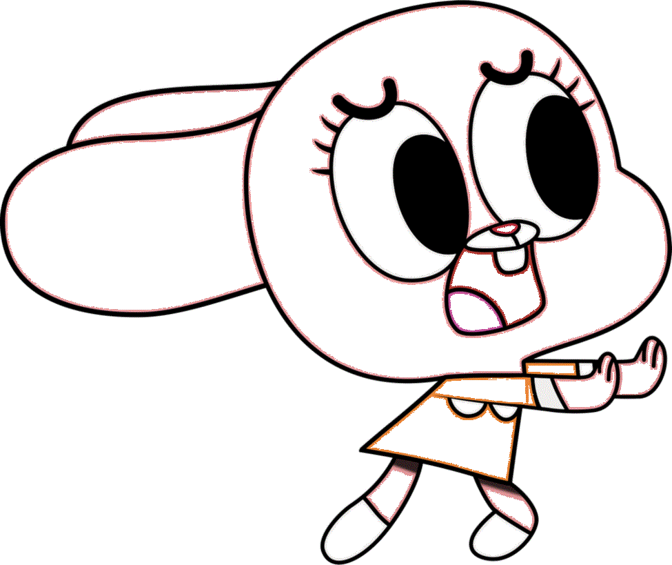 Раскраска Мир Гамбола Распечатать