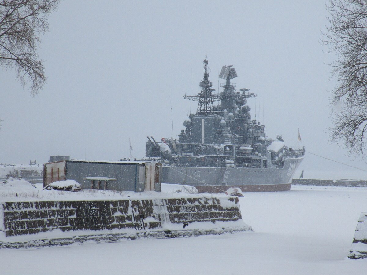 кронштадт корабли зима фото