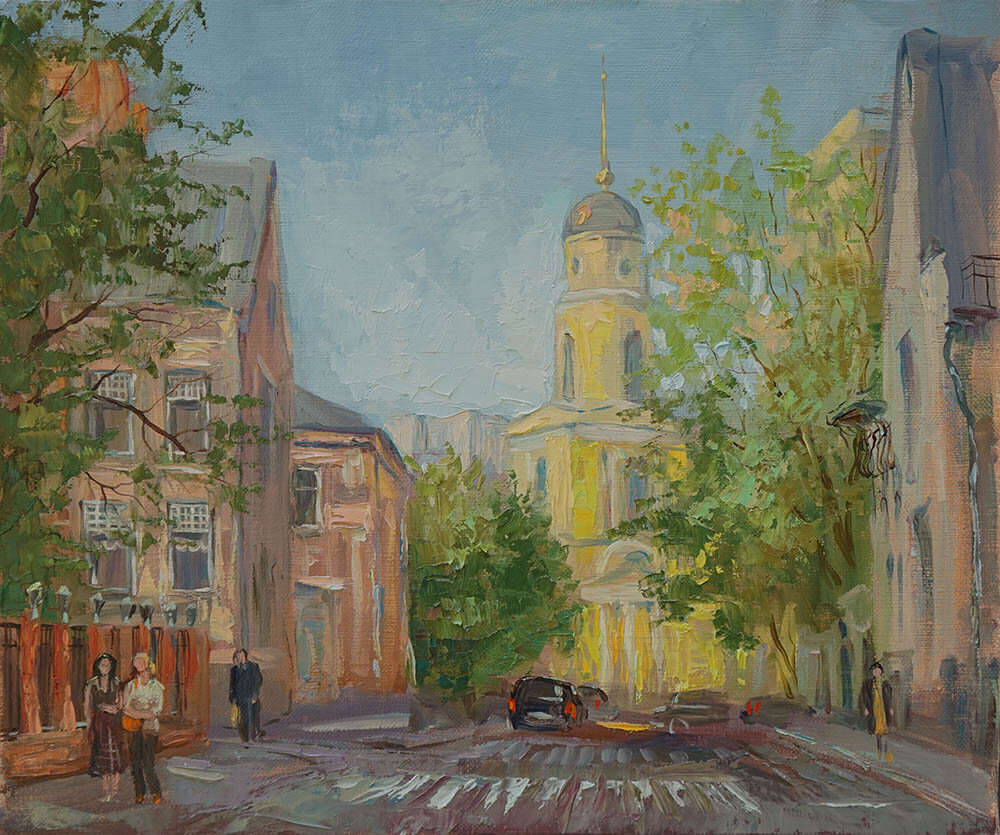 архитектурный пейзаж москвы в живописи фото